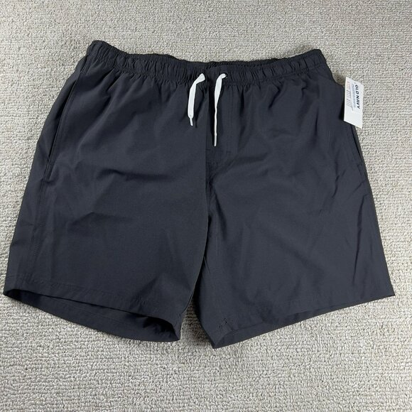Old Navy Other - Old Navy Swim Trunks Shorts Elastic Waist Black Men’s Size Large